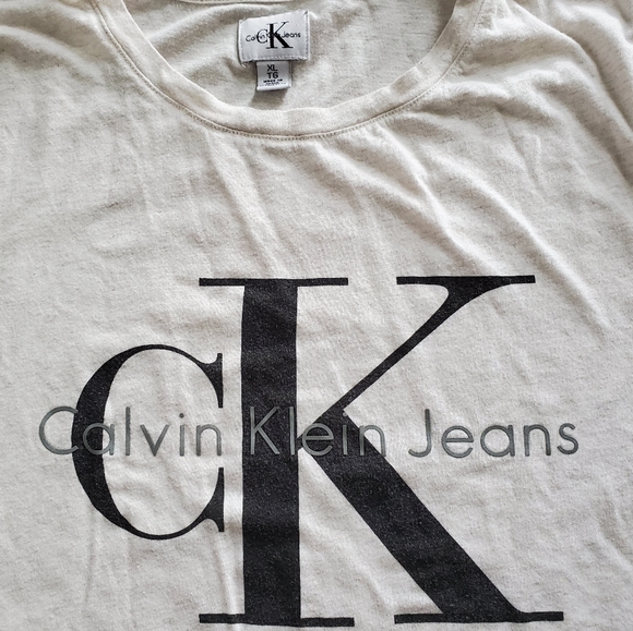 CALVIN KLEIN JEANS Graphic Tee Size XL - Picture 2 of 2
